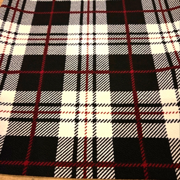 Girls Elegant Fall Plaid Mock Neck‎ Bodycon Dress Size 6 - Picture 4 of 8